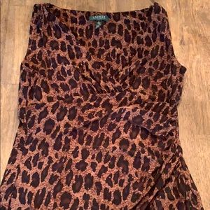 RL cheetah print dress.